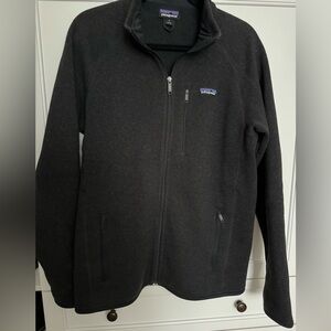 Patagonia Better Sweater 
Full zip size M Black